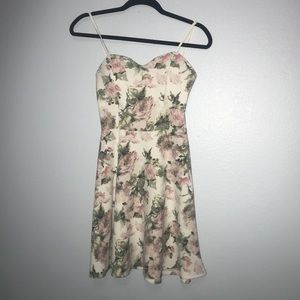 Floral mini dress